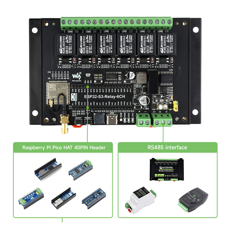 Esp32 Wifi Bluetooth Module - ESP32-S3 Relay Board 6-Channel WiFi Bluetooth