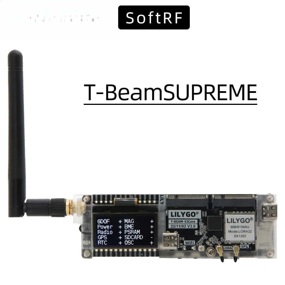 Esp32 Wifi Bluetooth Module - LILYGO SoftRF T-BeamSUPREME ESP32-S3 Development Board