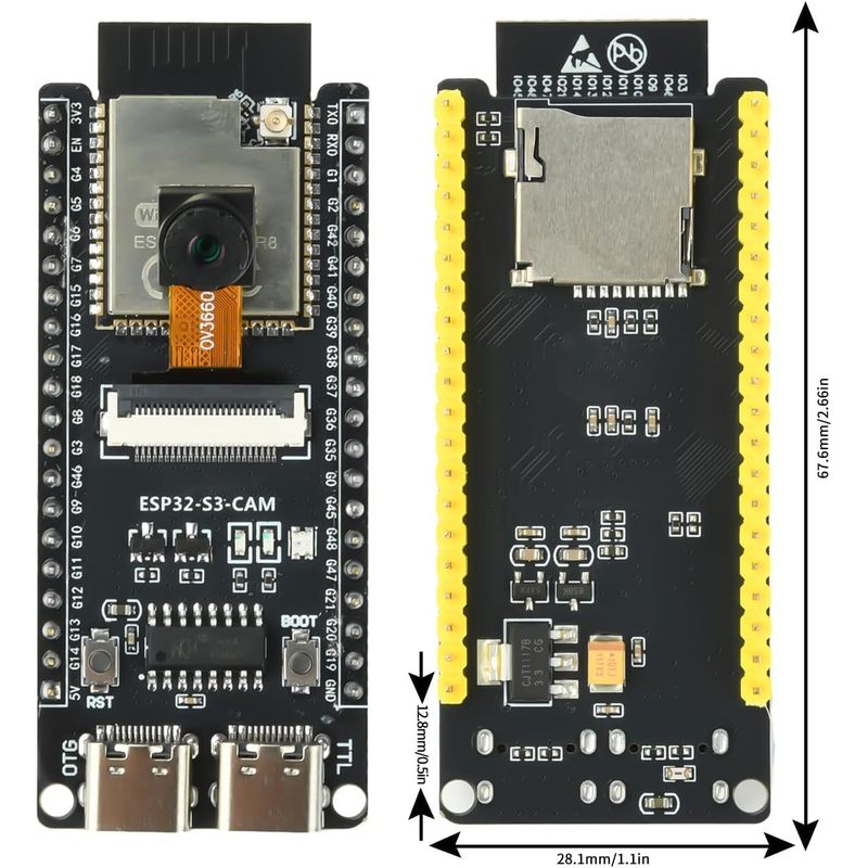 ESP32-S3-CAM Board With OV3660 - Esp32 Uart Module 评论和价格