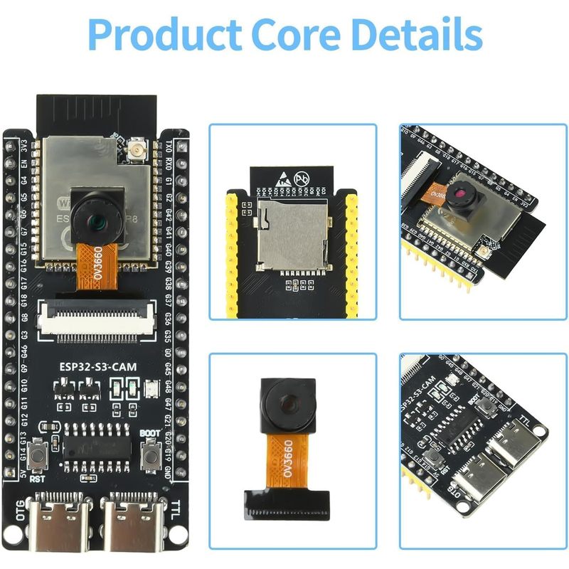 ESP32-S3-CAM Board With OV3660 - Esp32 Uart Module 评论和价格