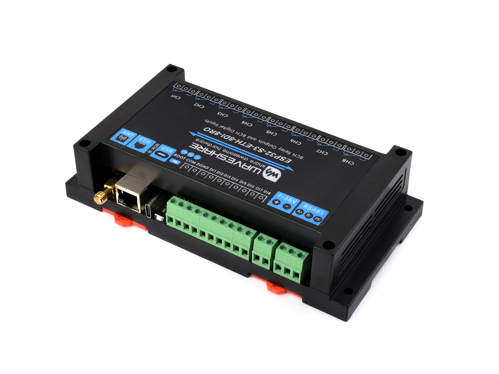 Waveshare Industrial 8-Channel - Esp32 评论和价格