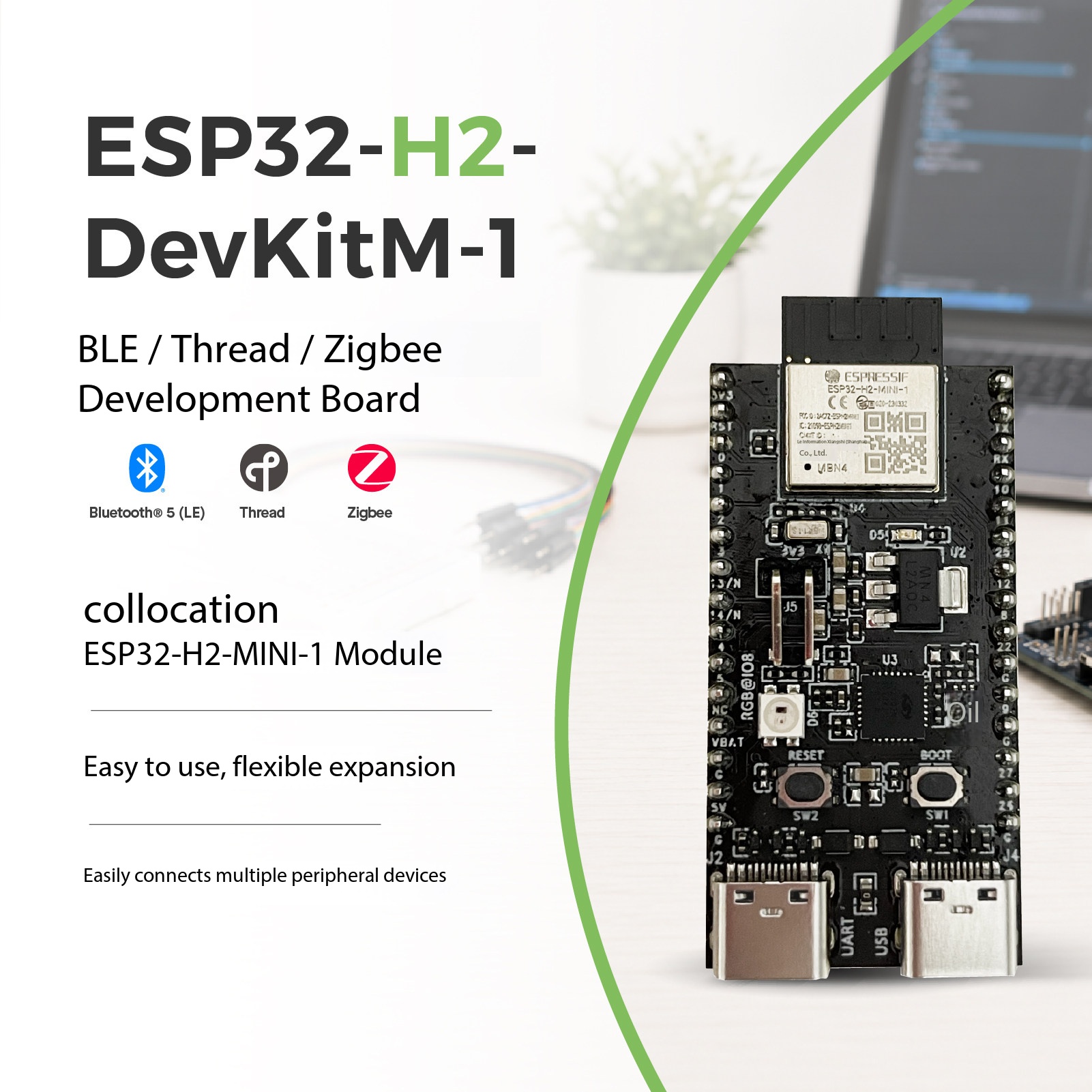 Espressif ESP32-H2-DevKitM-1 8 - Esp32 H2 评论和价格