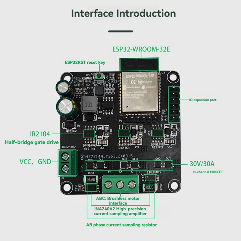 SimpleFOC High-Power ESP32 20A - Esp32 Uart Module 评论和价格