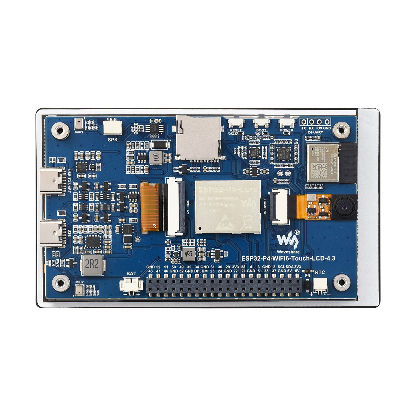 Waveshare ESP32-P4-WIFI6 4.3in - Esp32 Development Board 评论和价格